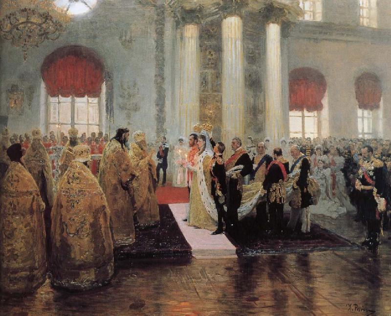 Ilia Efimovich Repin Ceremony oil painting picture